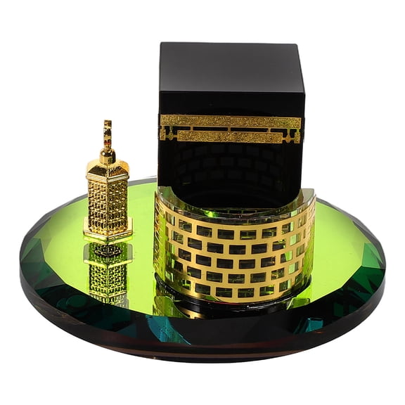 TABLZONE Vehicle Crystal Showpiece Model Islamic Architecture Decorative Multi-Piece Set for Car Interior