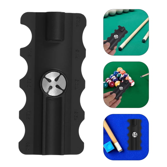 TABLZONE Snooker Cue Tip Shaper Black Portable Tool for Pool Cue Tip Shaping and Burnishing