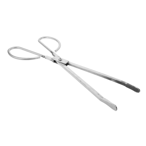 TABLZONE Stainless Steel Fireplace Tongs with Antislip Handle for Firewood and Ash Management