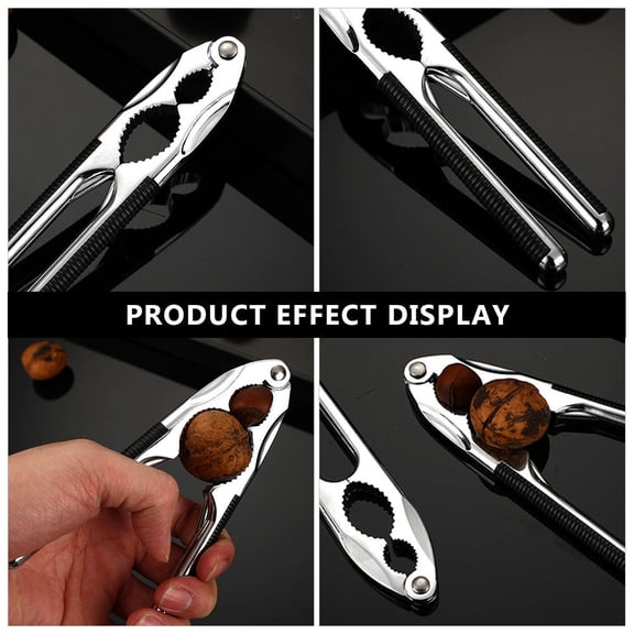 TABLZONE Versatile Walnut Cracker Black Nut Clip for Walnuts Pecans Almonds Hazelnuts Kitchen Tool