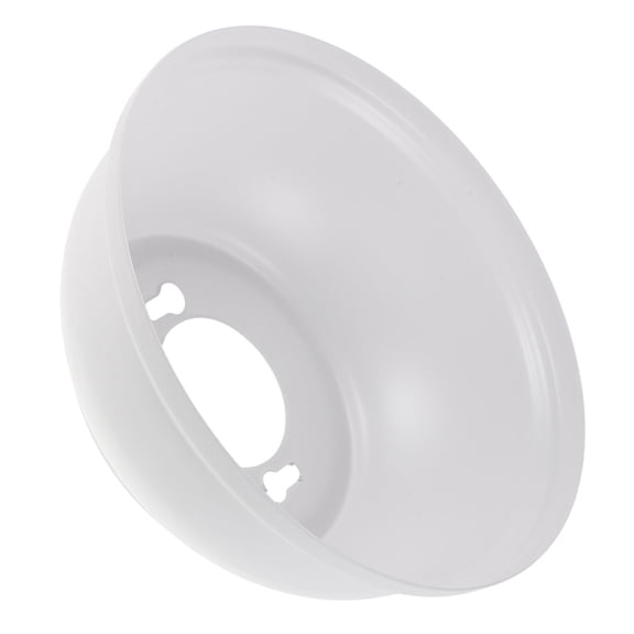 TABLZONE Versatile White Metal Ceiling Fan Light Cover Canopy for Home Ceiling Fan Light Replacement