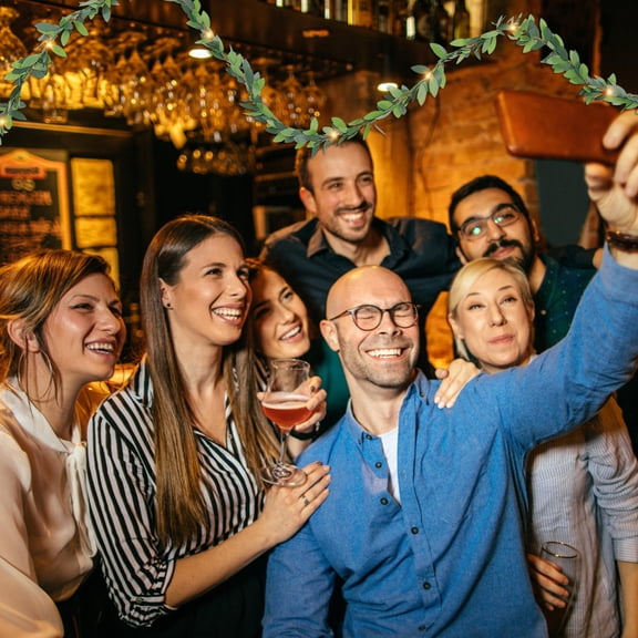 TABLZONE 1Pcs Artificial Leaf ng Lights for Festivals Weddings Room Decorations