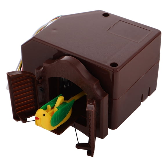 TABLZONE Cuckoo Clock Mechanism Brown for Replacement Versatile Compatibility Easy DIY Install