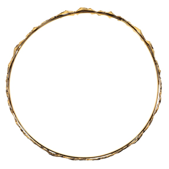 TABLZONE Wave Headband Decoration Crown Headband Golden Alloy 1Pcs