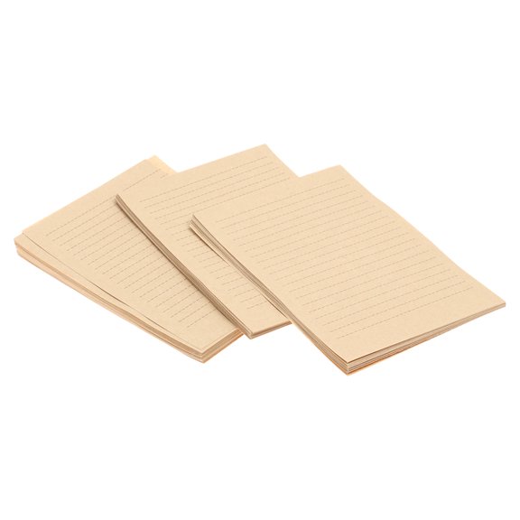 TABLZONE Vintage Kraft Letter Writing Paper Light Brown Sturdy Stationery for Calligraphy and Handwriting