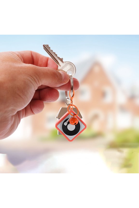 Retro Keychain Phonograph Keychain Multi Plastic 1Set