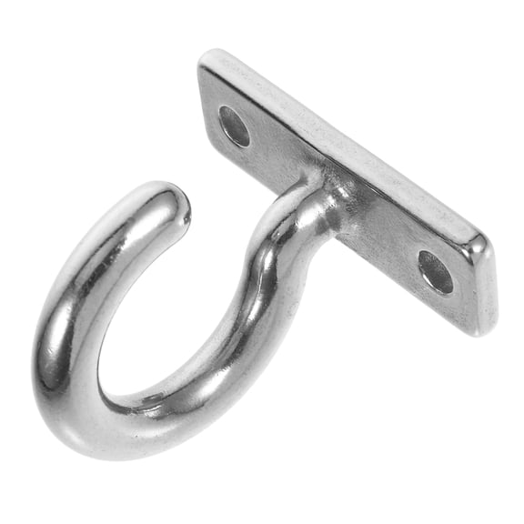 TABLZONE 304 Stainless Steel Pad Eye Hook Wall Mount for Indoor Home and Outdoor Use, Heavy Duty Hardware