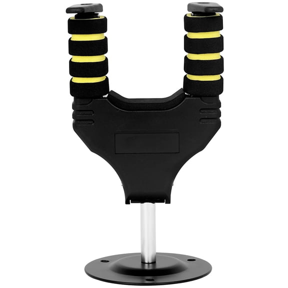 TABLZONE Wall Mount Guitar Hook Black Metal Base Secure Self Locking Hanger for Instruments