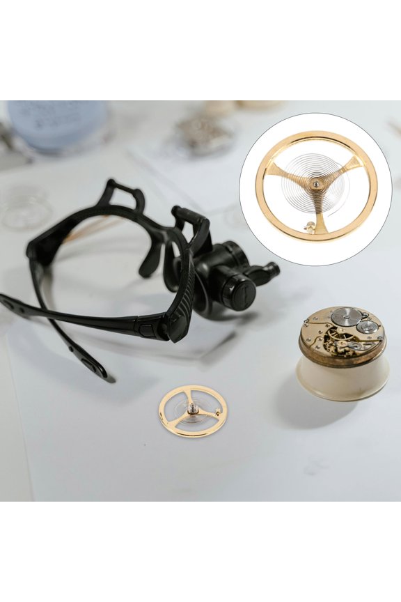 Precision Golden Watch Balance Wheel for Mechanical Movement Repair and Replacement