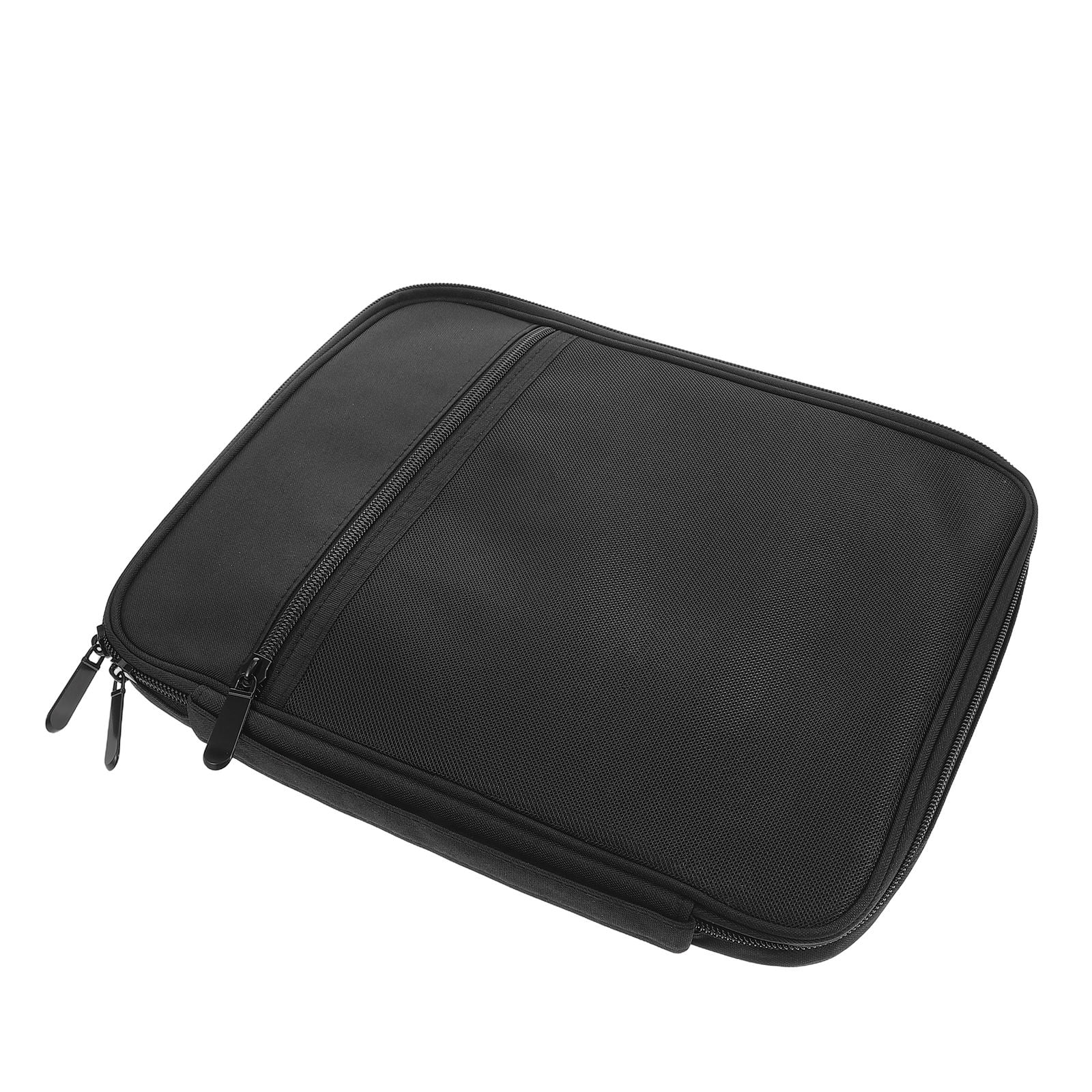 TABLZONE Black Polyester Protective Organizer for Smartwatch Bands, Portable Watch Band Storage Case with Design