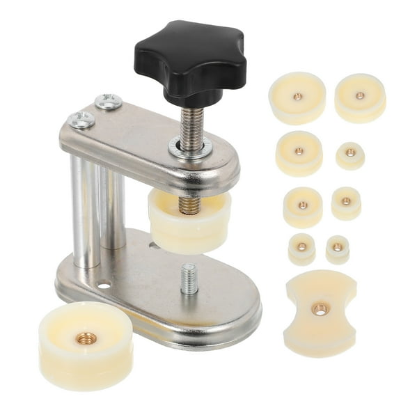 TABLZONE Multi-Functional Iron Watch Case Press Machine Set with Dies for Watch Repair and Hobbyists