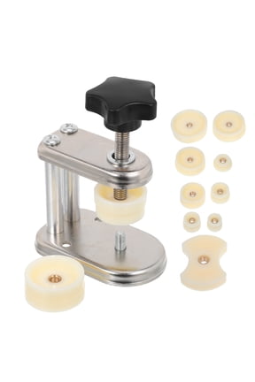 Multi-Functional Iron Watch Case Press Machine Set with Dies for Watch Repair and Hobbyists
