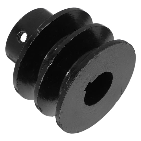 TABLZONE Water Pump Pulley Smooth Black Cast Iron For Industrial Use 1Set
