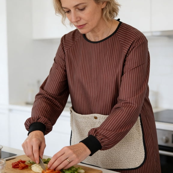 TABLZONE Water and Oil Proof Coffee Apron Adjustable for Cooking Dishwashing and Serving