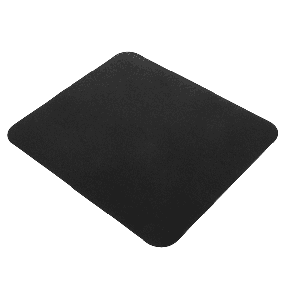 TABLZONE Black PU Desk Mouse Pad, Rectangular Smooth Non- Computer Mat for Office and Home Use