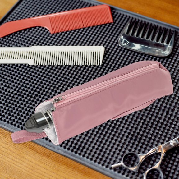 TABLZONE Waterproof Pink Curling Iron Case with Hanging Design for Easy Storage
