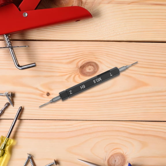 TABLZONE Wear Resistant Thread Checker Tool for Bolt and Screw Thread Size Verification Black