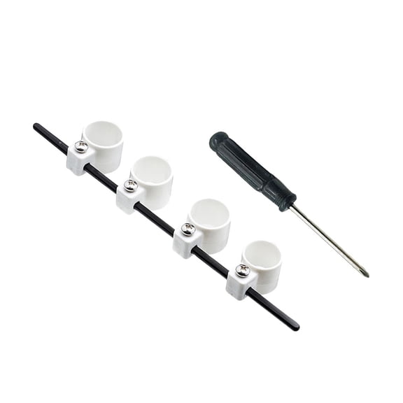 TABLZONE Finger Tool for Guitar and Bass Practice, ABS White Hand Exerciser for Musicians