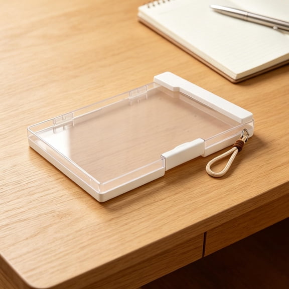 TABLZONE Clear Clipboard Folder with Side Opening and High Capacity Storage for Office