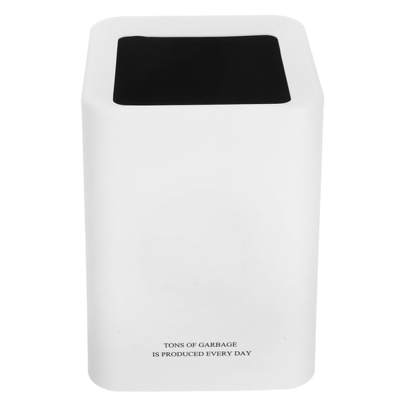 TABLZONE White Plastic Waste Basket for Home, Kitchen, Bathroom - , Trash Can for Small Spaces