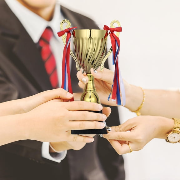 TABLZONE Assorted Color Metal Trophy for Sports Tournament Featuring Basketball Player