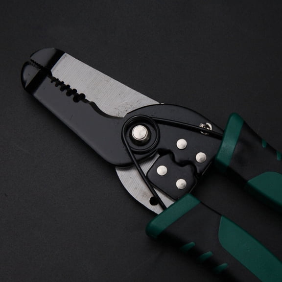TABLZONE Multifunctional Green Plier Tool with Wire Cutter and Looping Holes for Radio and Automotive Circuits