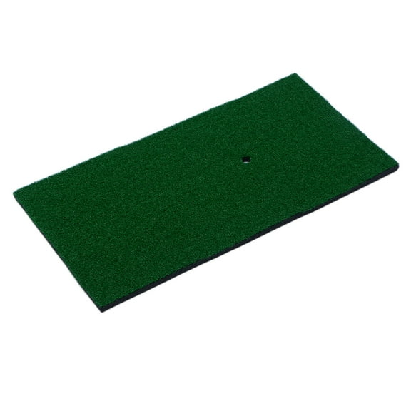 TABLZONE Woven Nylon Turf Golf Practice Mat Indoor Putting Surface with Portable Design