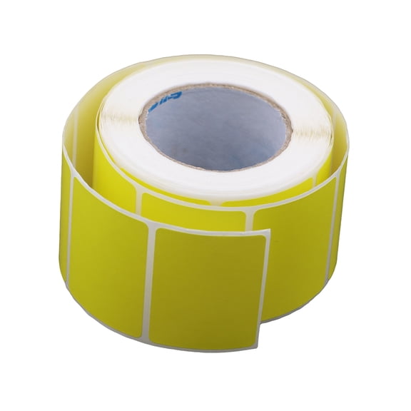 TABLZONE Yellow Thermal Printer Labels No Ribbon Needed Eco Friendly for Shipping Applications