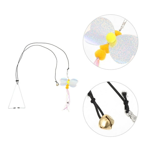 TABLZONE kitten interactive wand Cat Teasing Rod Iron 1Set - Walmart.com