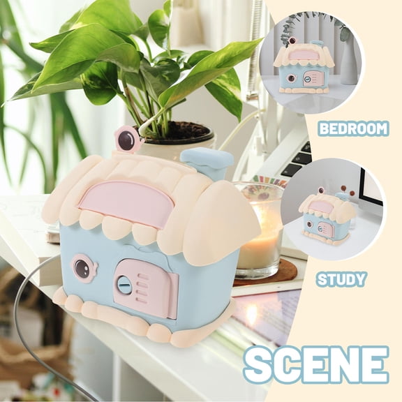 TABLZONE Unbreakable Money Box Space Themed Kids Coin Bank Sky Blue 1Pcs