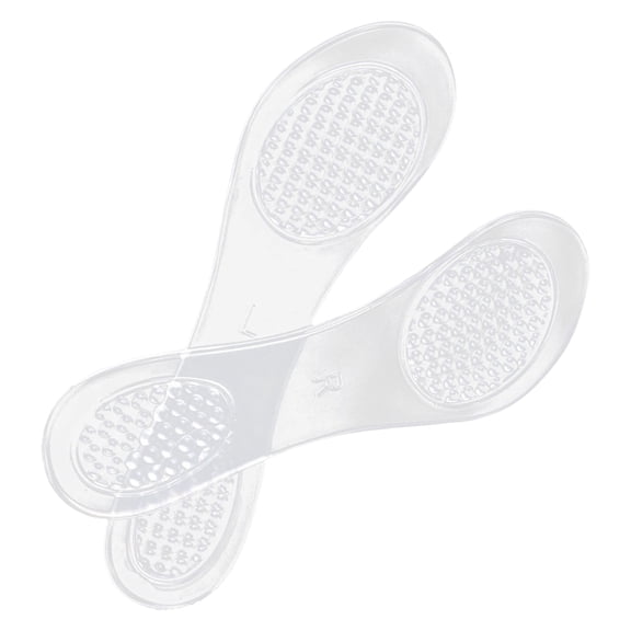 TABLZONE shoe inserts Insoles Transparent Silicone Gel for Women 1 Pair