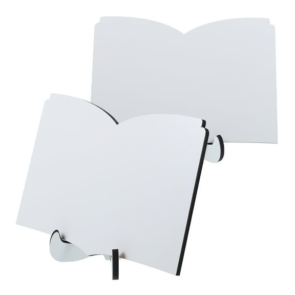 TABLZONE 2Pcs White Wooden Sublimation Photo Frames Heat Transfer Blank Picture Frame