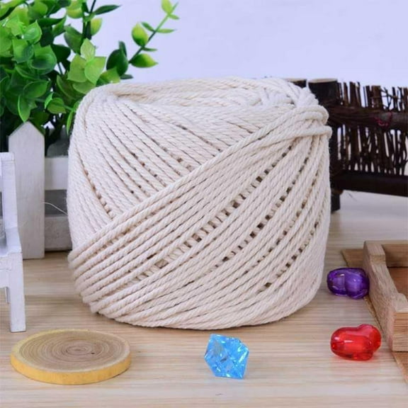 TABLZONE Natural Jute Rope DIY Handmade Hangers Jute Twine 1 Set For Craft Projects