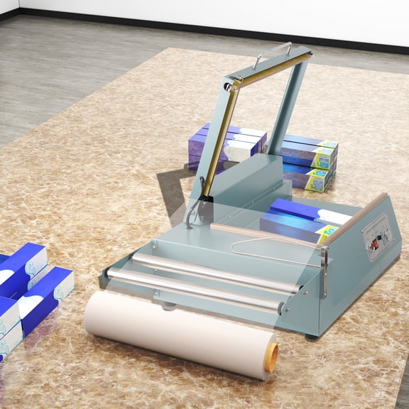 TABODD 110V Sealing Machine L-Bar Sealer Packing Cutting Machine with Shrink Film Cutter