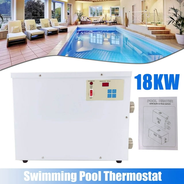 TABODD 18KW Electric Pool Heater for In Ground Pools 220V Electric