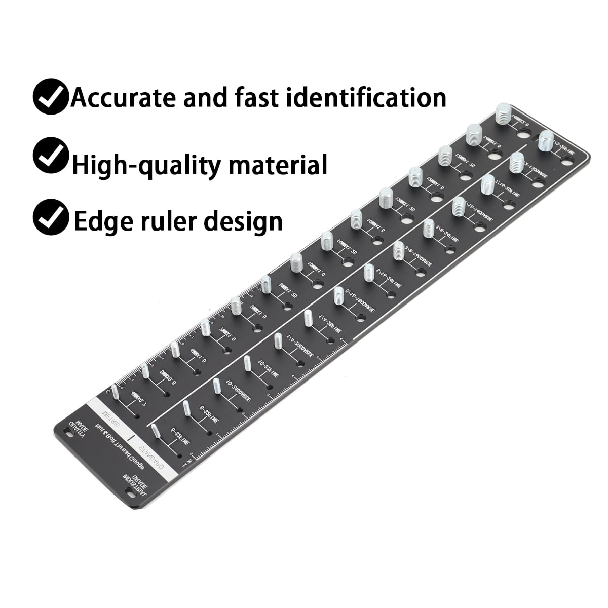 TABODD 28 Size Nut and Bolt , Bolt Size and Thread Gauge, Bolt and Nut