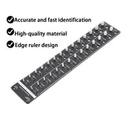 TABODD 28 Size Nut and Bolt , Bolt Size and Thread Gauge, Bolt and Nut Identifier Gauge, Bolt Gauge-Black