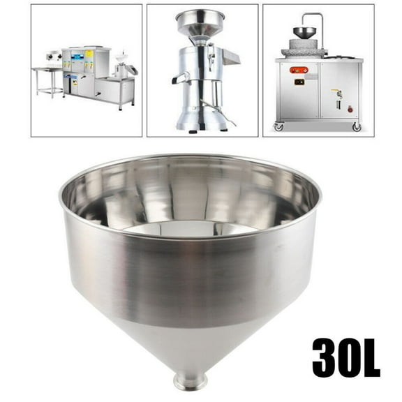 TABODD 30L Hopper for Paste Filling Machine 304 Stainless Steel Hopper for Liquid & Paste