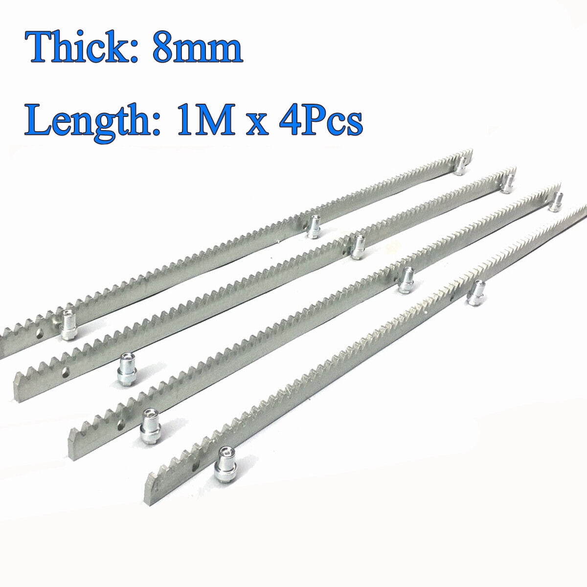 TABODD 4 Meter Metal Gear Racks for Sliding Gate Opener Operator 4Pcs x