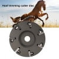 TABODD 7 Heads Hoof Trimming Cutter Disc Alloy Steel Sharp Blade Labor-saving