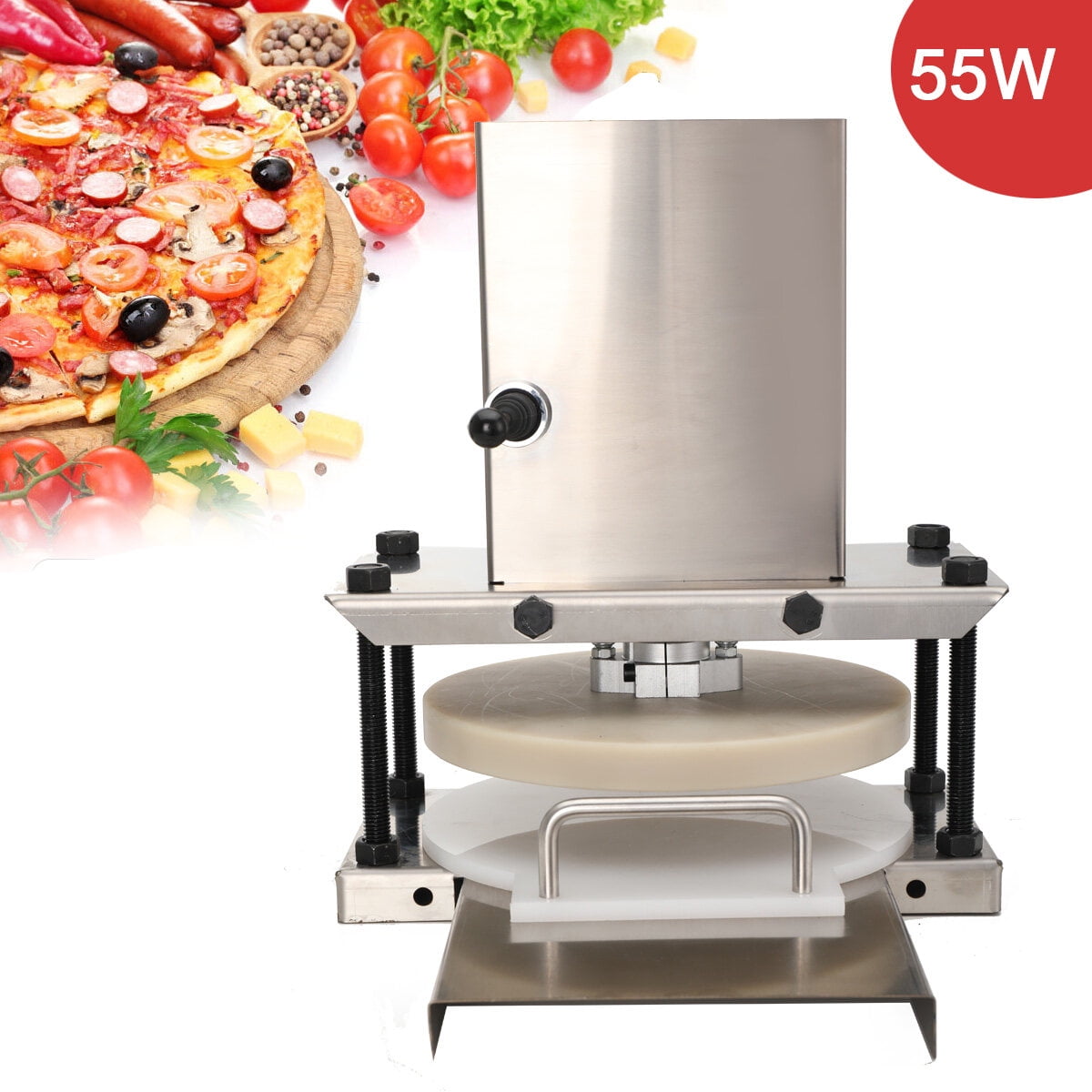 TABODD Commercial Electric Tortilla Dough Roller Sheeter Pastry Press