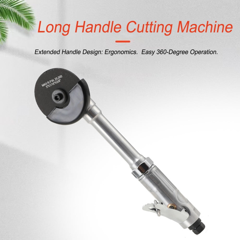 TABODD Pneumatic Cut off Tool Pneumatic Angle Grinder Extended Cutting Tool