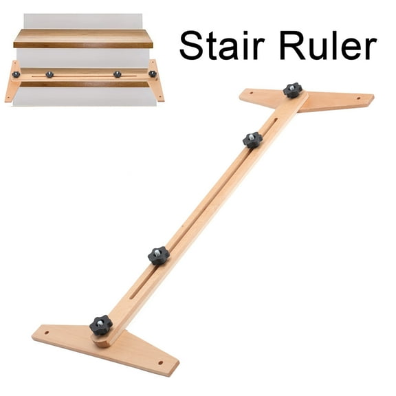 TABODD Stair Tread Jig Stair Gauge Stair Layout Tool Measuring Tool for Stairs,Risers