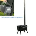 thumbnail image 1 of TABODD Tent Stove, Wood Burning Stove with 7 Section Chimney Pipes, Camping Wood Stove Portable for Tent, Hot Tent Stove for Outdoor Heating & Cooking, Ice Fishing, Hunting, 1 of 11