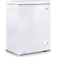 thumbnail image 1 of TABU Chest Freezer, 10.0 Cu ft Deep Freezer with Removable Basket, Adjustable Temperature, Compact Freezer with Top Open Door (White), 1 of 8