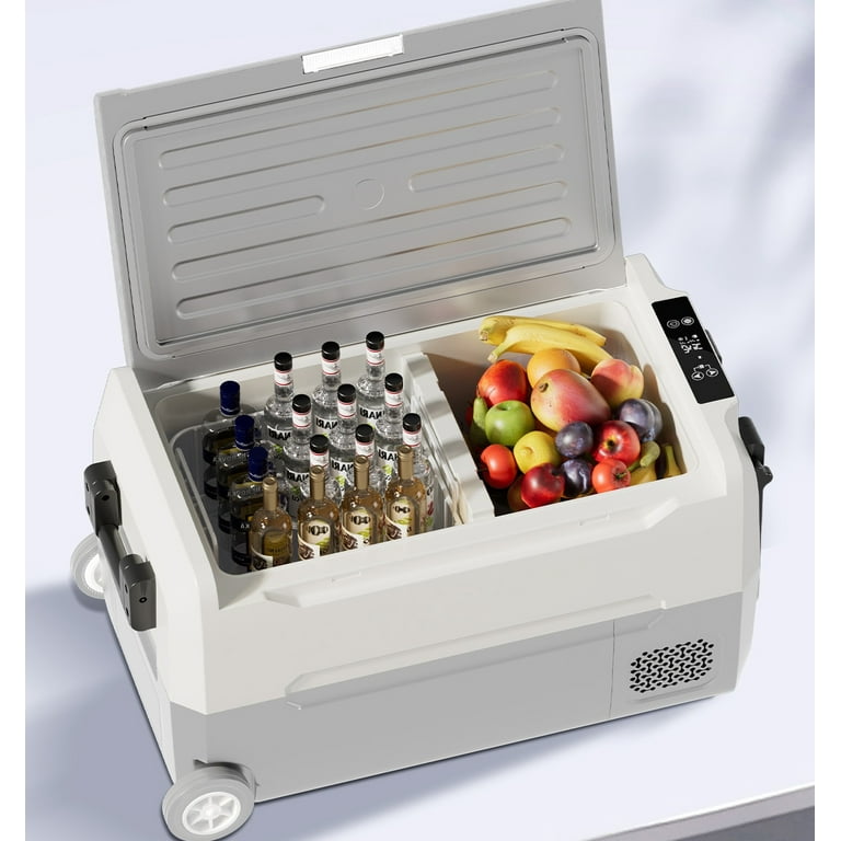 DISHUP 12V Portable Car Refrigerator, 38QT(35L) Electric Cooler