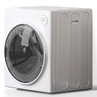 CozyHom Compact Electric Dryer Laundry Dryer, Portable Clothes Dryer  Machine with Stainless Steel Drum, White 