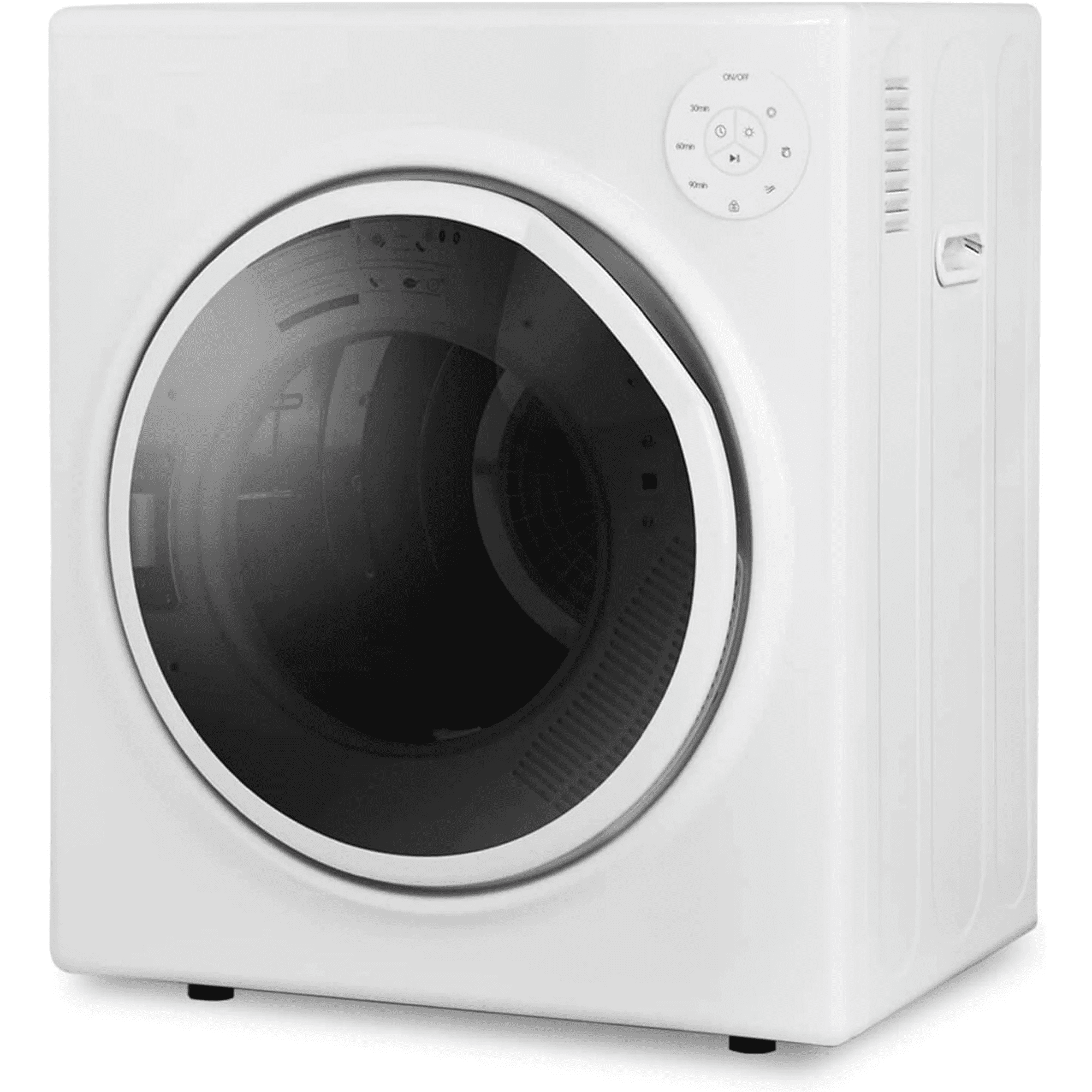 Panda 3.5 Cu.ft Compact Portable Electric Laundry Dryer PAN760SF 13 Lbs Capacity White and Black