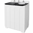 thumbnail image 1 of TABU 17.6lbs Portable Washing Machine,Electric Twin Tub Wash&Spin Combo for Apartment,Gray, 1 of 10