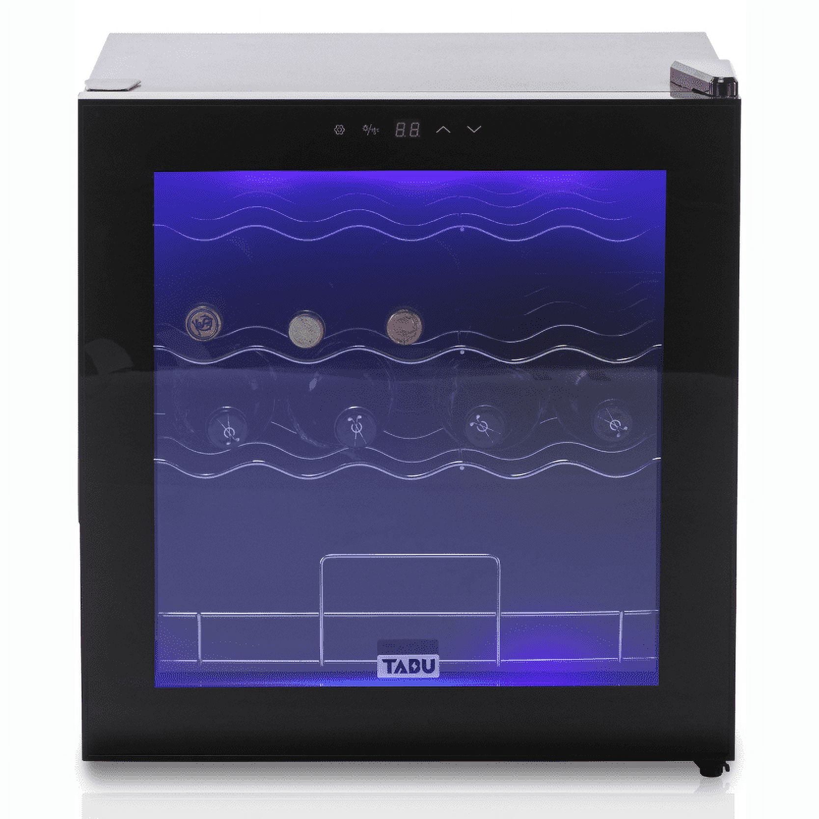 TABU 19 Bottles Wine Cooler, Freestanding Wine Fridge with Quiet